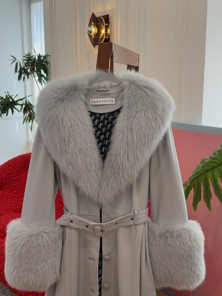 SAKS POTTS - FOXY COAT / GREY