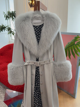 SAKS POTTS - FOXY COAT / GREY