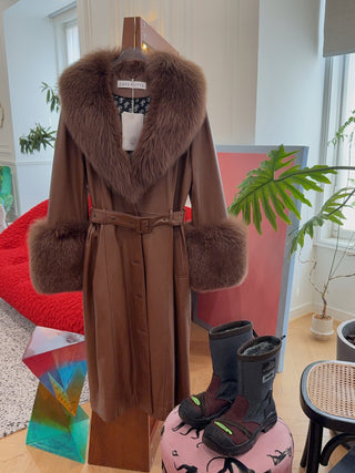 SAKS POTTS - FOXY COAT / WALNUT