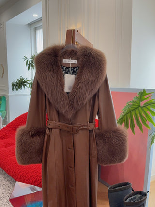 SAKS POTTS - FOXY COAT / WALNUT