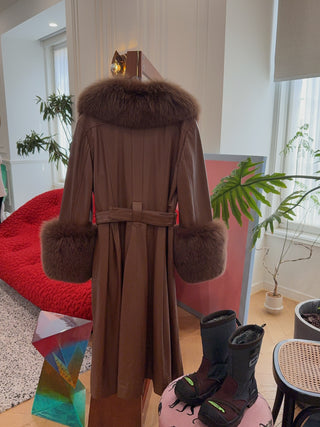 SAKS POTTS - FOXY COAT / WALNUT