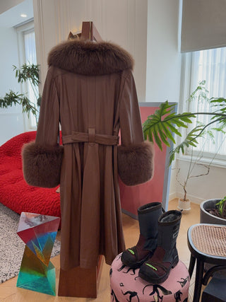 SAKS POTTS - FOXY COAT / WALNUT