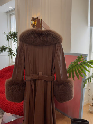 SAKS POTTS - FOXY COAT / WALNUT