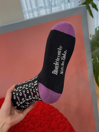 NATASHA ZINKO DAISY SOCKS