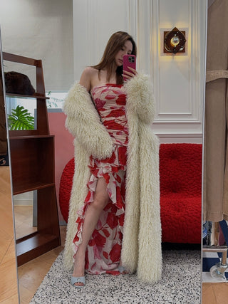 GIUSEPPE DI MORABITO COAT IN MONGOLIAN FUR