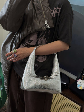 MARGESHER WOOD - Hobo Shoulder / Silver Crinkle