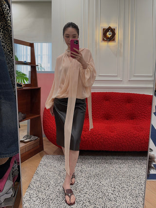 16ARLINGTON WILE MIDI SKIRT