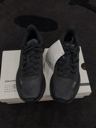 MM6 Maison Margiela X SALOMON SNEAKERS / BLACK PEWTER AND SILVER
