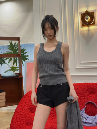 BLUMARINE KNIT TANK TOP