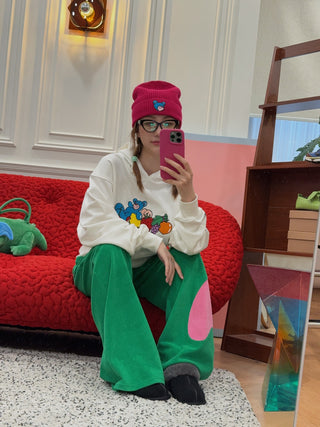 Natasha Zinko Terry Bunny Sweat Pants