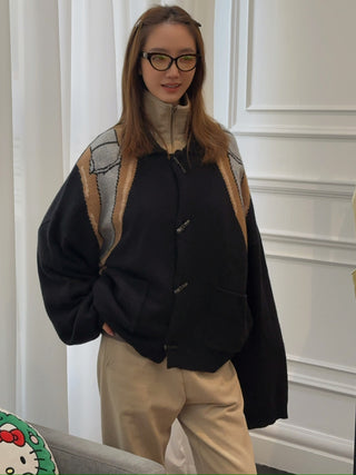 Natasha Zinko Tromple L'Oeil Backpack Cardigan