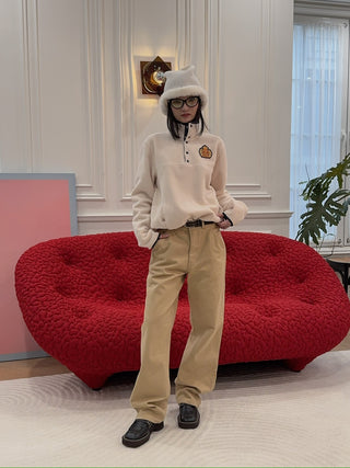 SPORTY & RICH - SRHWC Painters Trousers in Tan