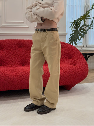 SPORTY & RICH - SRHWC Painters Trousers in Tan
