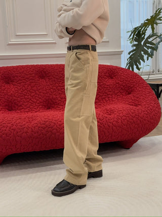 SPORTY & RICH - SRHWC Painters Trousers in Tan