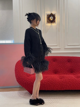 L’AFSHAR -  IDA PINK CROC (MEDIUM)