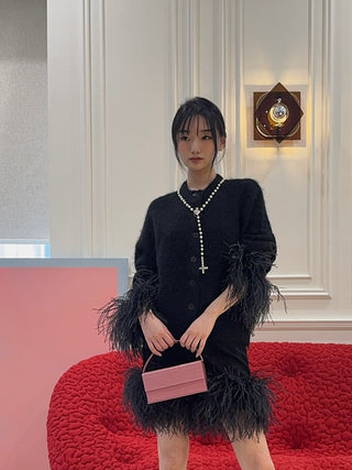 L’AFSHAR -  IDA PINK CROC (MEDIUM)