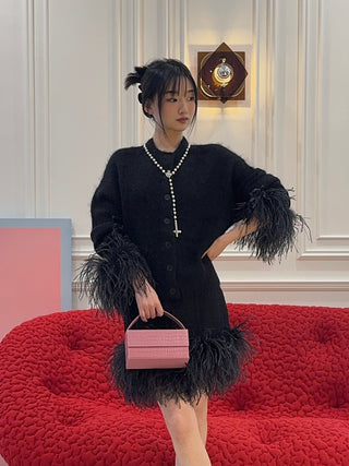 L’AFSHAR -  IDA PINK CROC (MEDIUM)