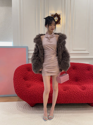 L’AFSHAR -  IDA PINK CROC (MEDIUM)