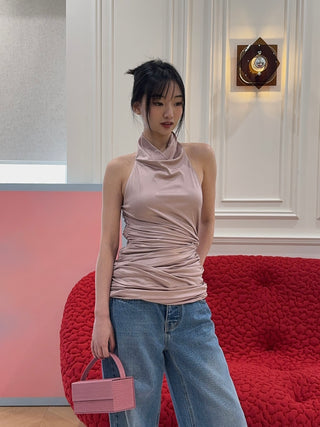 L’AFSHAR -  IDA PINK CROC (MEDIUM)