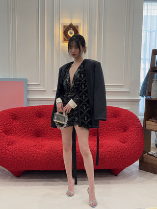 DANIELE CARLOTTA - Oversized Jacket in Black