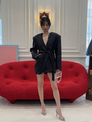 DANIELE CARLOTTA - Oversized Jacket in Black