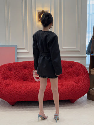 DANIELE CARLOTTA - Oversized Jacket in Black