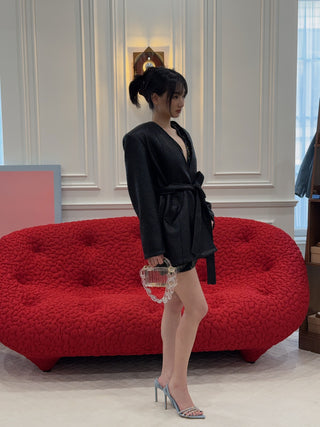 DANIELE CARLOTTA - Oversized Jacket in Black