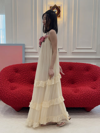 FOR LOVE & LEMONS - Rosalie Maxi Dress in Cream