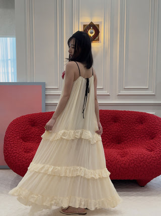 FOR LOVE & LEMONS - Rosalie Maxi Dress in Cream