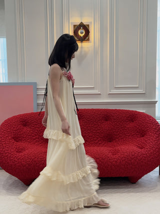 FOR LOVE & LEMONS - Rosalie Maxi Dress in Cream