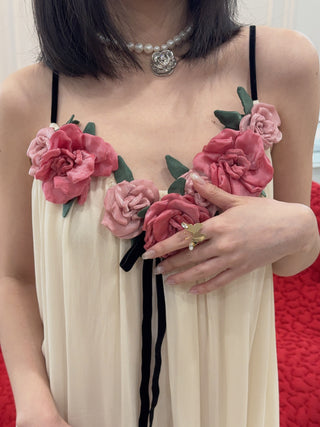 FOR LOVE & LEMONS - Rosalie Maxi Dress in Cream