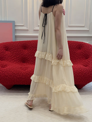 FOR LOVE & LEMONS - Rosalie Maxi Dress in Cream