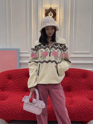 FOR LOVE & LEMONS - Posey Pullover in Cream