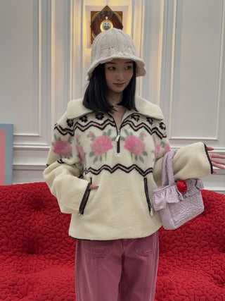 FOR LOVE & LEMONS - Posey Pullover in Cream