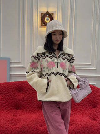 FOR LOVE & LEMONS - Posey Pullover in Cream