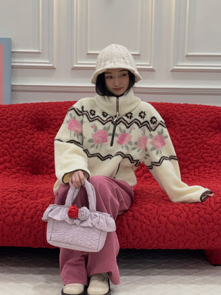 FOR LOVE & LEMONS - Posey Pullover in Cream