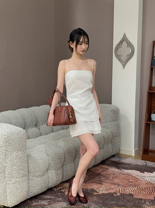 MAGDA BUTRYM - Embroidered Lace Top in White