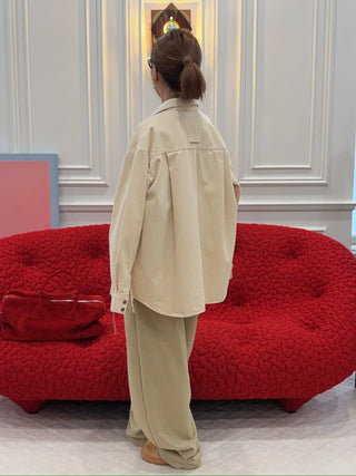 AERON - OVERSIZED SHIRT IN CREME