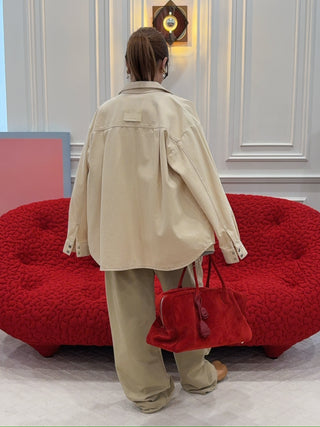 AERON - OVERSIZED SHIRT IN CREME