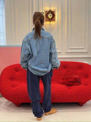 HED MAYNER - DESTROYED DENIM SHIRT