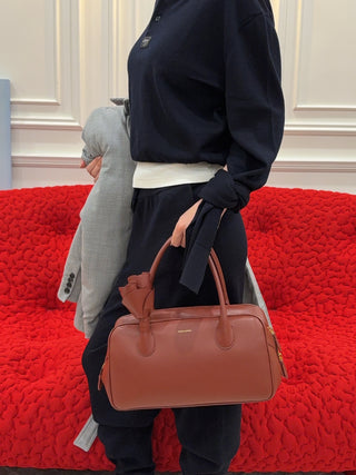 COPERNI - Knotted Sleeved Polo Top in Navy