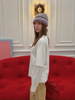 AYA MUSE DOUBLE LAYER T-SHIRT