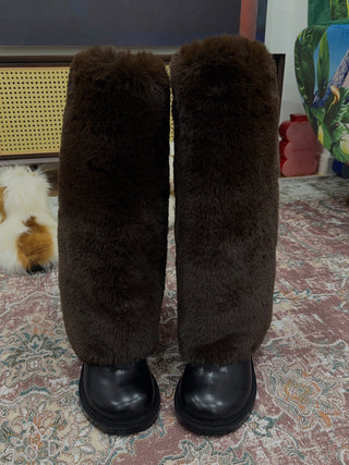 EPINGLER - COMBI SOCKS BOOTS / BROWN