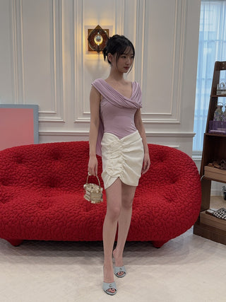 THE MANNEI - Pireus Skirt in White