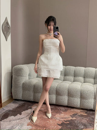 MAGDA BUTRYM -  Embroidered Corset in White