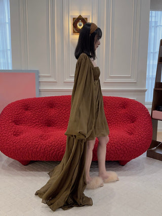 DEME BY GABRIELLA - Marlow in Sand Green