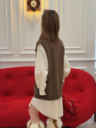 MM6 MAISON MARGIELA - Shirt Dress in Off White