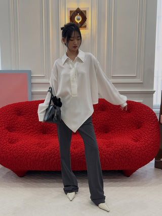 Coperni - Straight Tailored Trousers in Grey