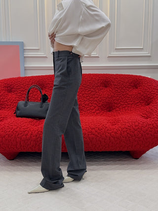 Coperni - Straight Tailored Trousers in Grey