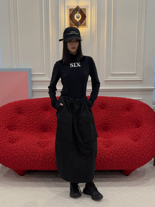 MM6 Maison Margiela - Six Long Sleeved Tights in Black